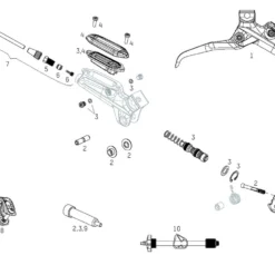 SRAM Ersatzteile Level TLM (B1) Bremshebel (2020)