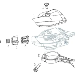 SRAM Ersatzteile X01 DH Trigger Schalthebel (2019)