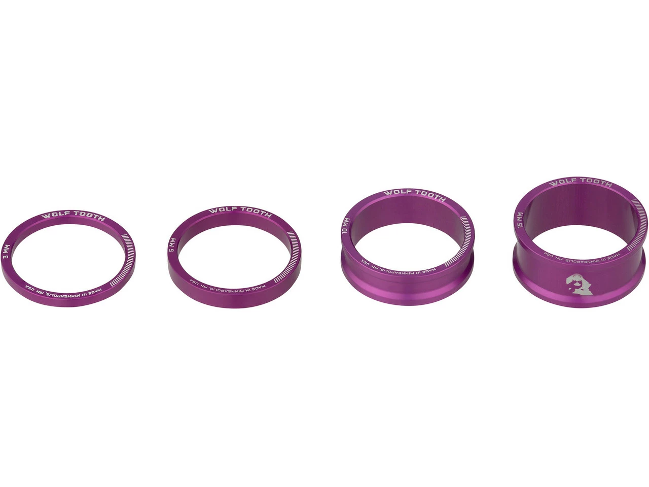 Wolf Tooth Components Precision Headset Steuersatz Spacer Kit 5 Wolf Tooth Components Precision Headset Steuersatz Spacer Kit – Bild 3