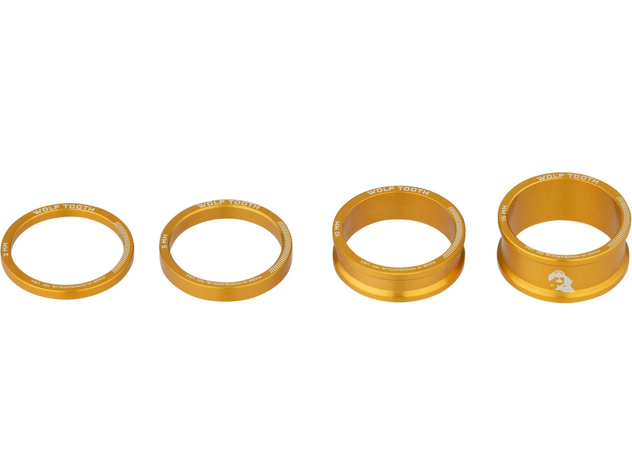 Wolf Tooth Components Precision Headset Steuersatz Spacer Kit 9 Wolf Tooth Components Precision Headset Steuersatz Spacer Kit – Bild 7