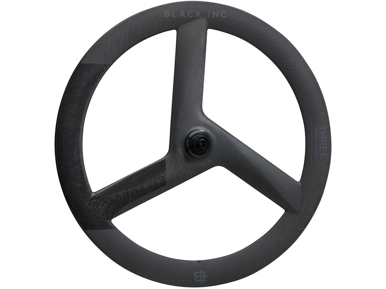 Black Inc Three Disc Center Lock Carbon 28" Laufrad 4 Black Inc Three Disc Center Lock Carbon 28" Laufrad – Bild 2