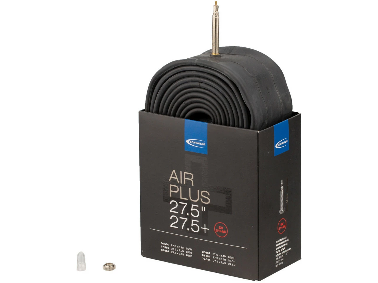 Schwalbe Schlauch 21+ Air Plus Für 27,5" / 27,5+ 3 Schwalbe Schlauch 21+ Air Plus Für 27,5" / 27,5+