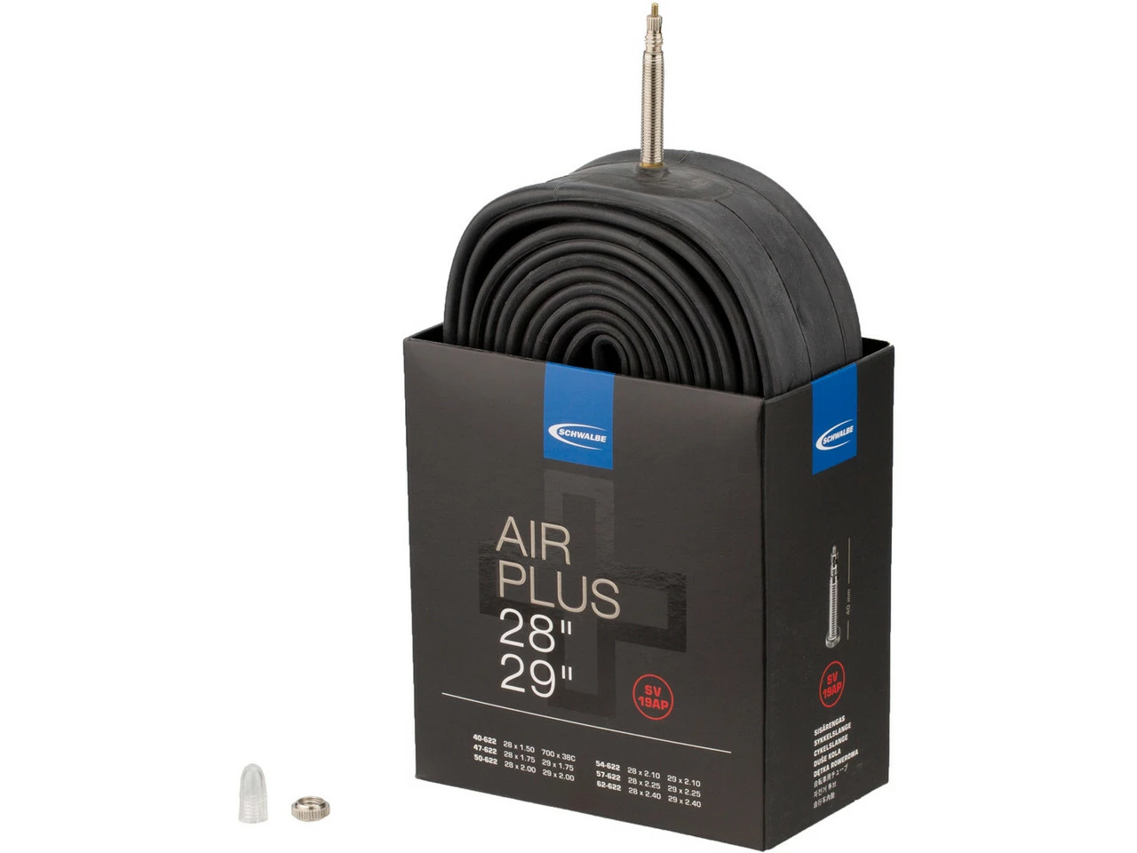 Schwalbe Schlauch 19 Air Plus Für 28" / 29" 3 Schwalbe Schlauch 19 Air Plus Für 28" / 29"