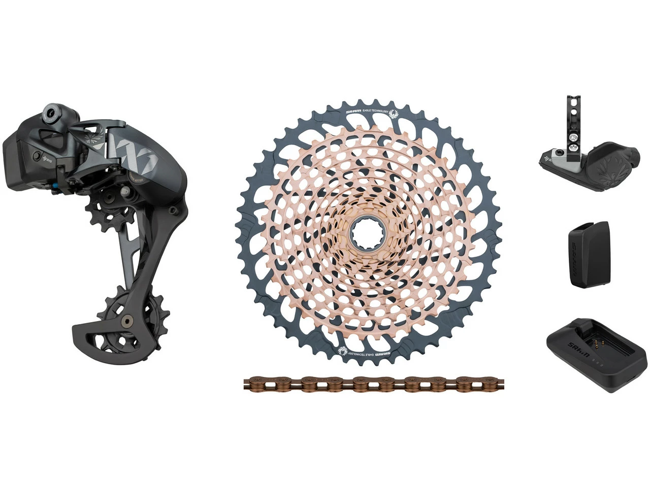 SRAM XX1 Eagle AXS 1x12-fach Upgrade-Kit Mit Kassette 3 SRAM XX1 Eagle AXS 1x12-fach Upgrade-Kit Mit Kassette