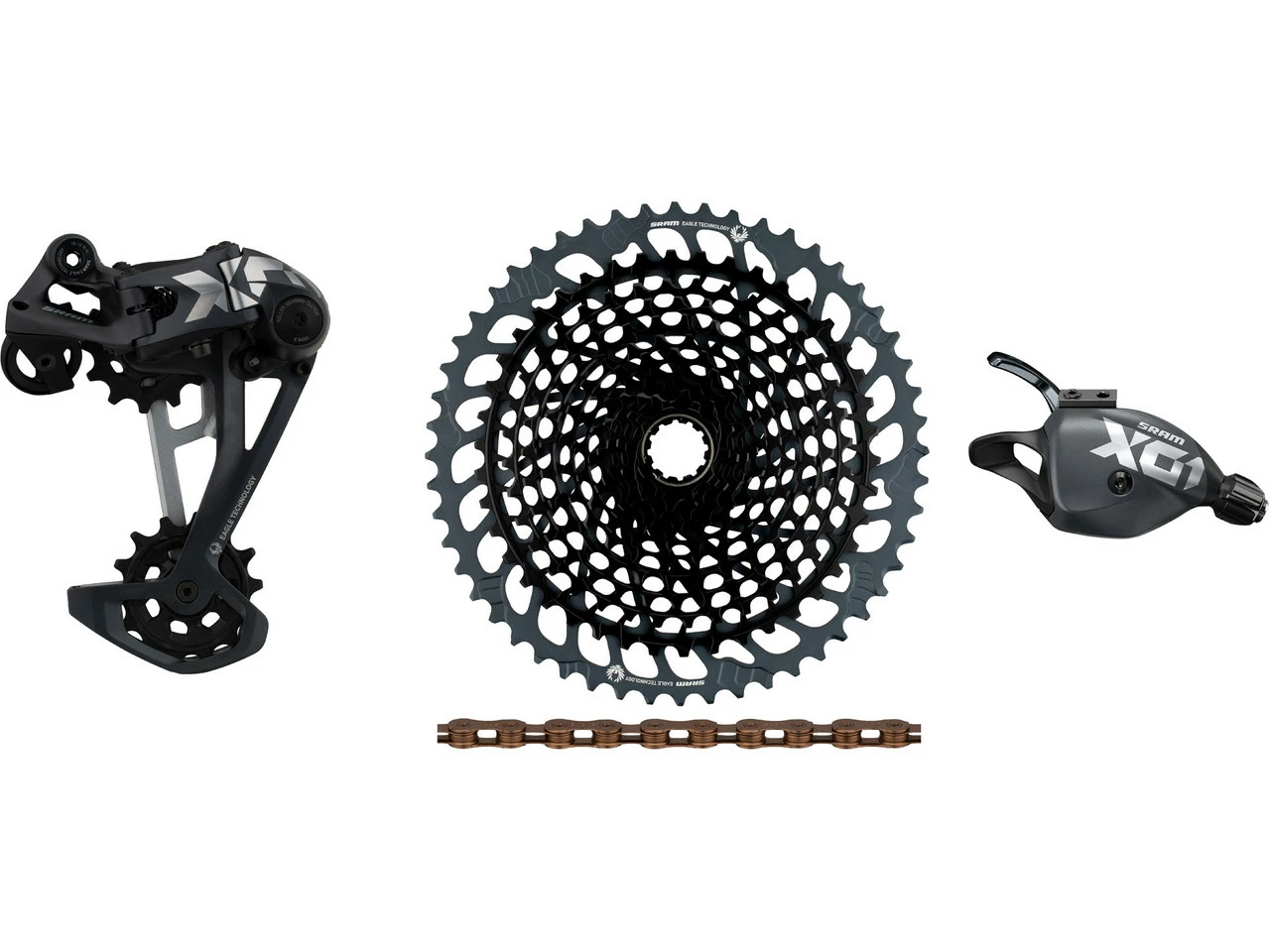 SRAM X01 Eagle 1x12-fach Upgrade-Kit Mit Kassette 3 SRAM X01 Eagle 1x12-fach Upgrade-Kit Mit Kassette