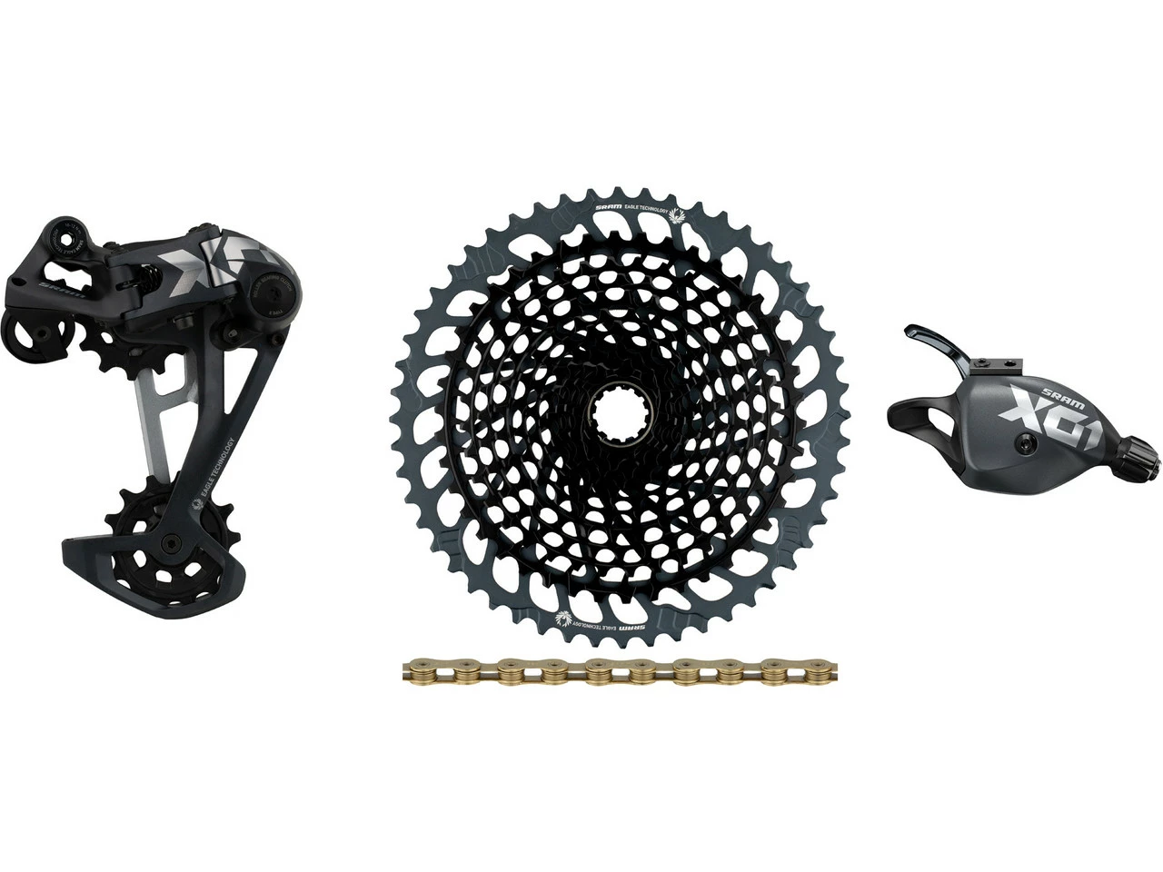 SRAM X01 Eagle 1x12-fach Upgrade-Kit Mit Kassette 10 SRAM X01 Eagle 1x12-fach Upgrade-Kit Mit Kassette – Bild 8
