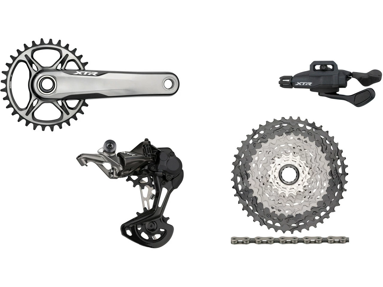 Shimano XTR M9100 XC Gruppe 1x12 32 3 Shimano XTR M9100 XC Gruppe 1x12 32