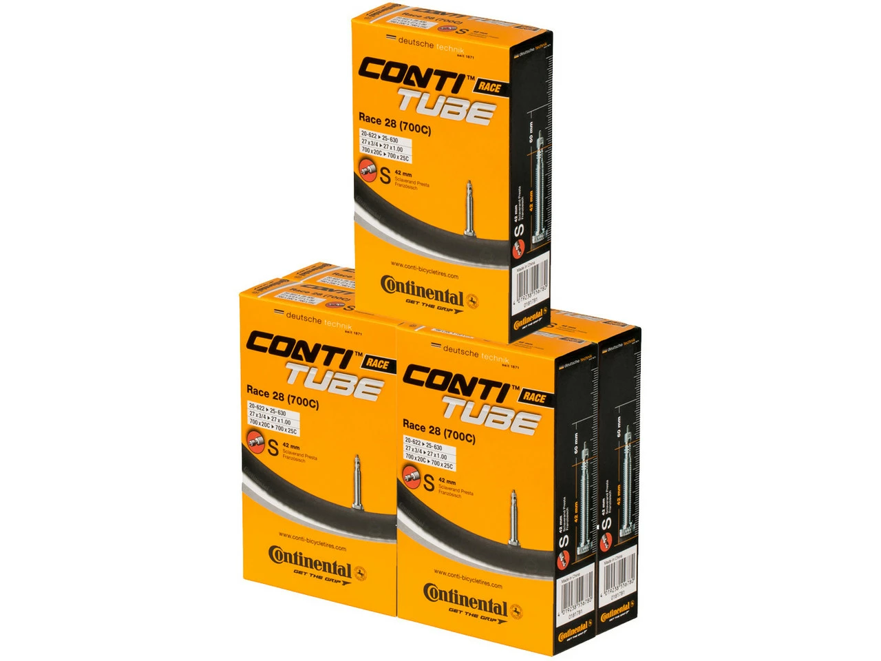 Continental Schlauch Race 28 - 5 Stück 3 Continental Schlauch Race 28 - 5 Stück