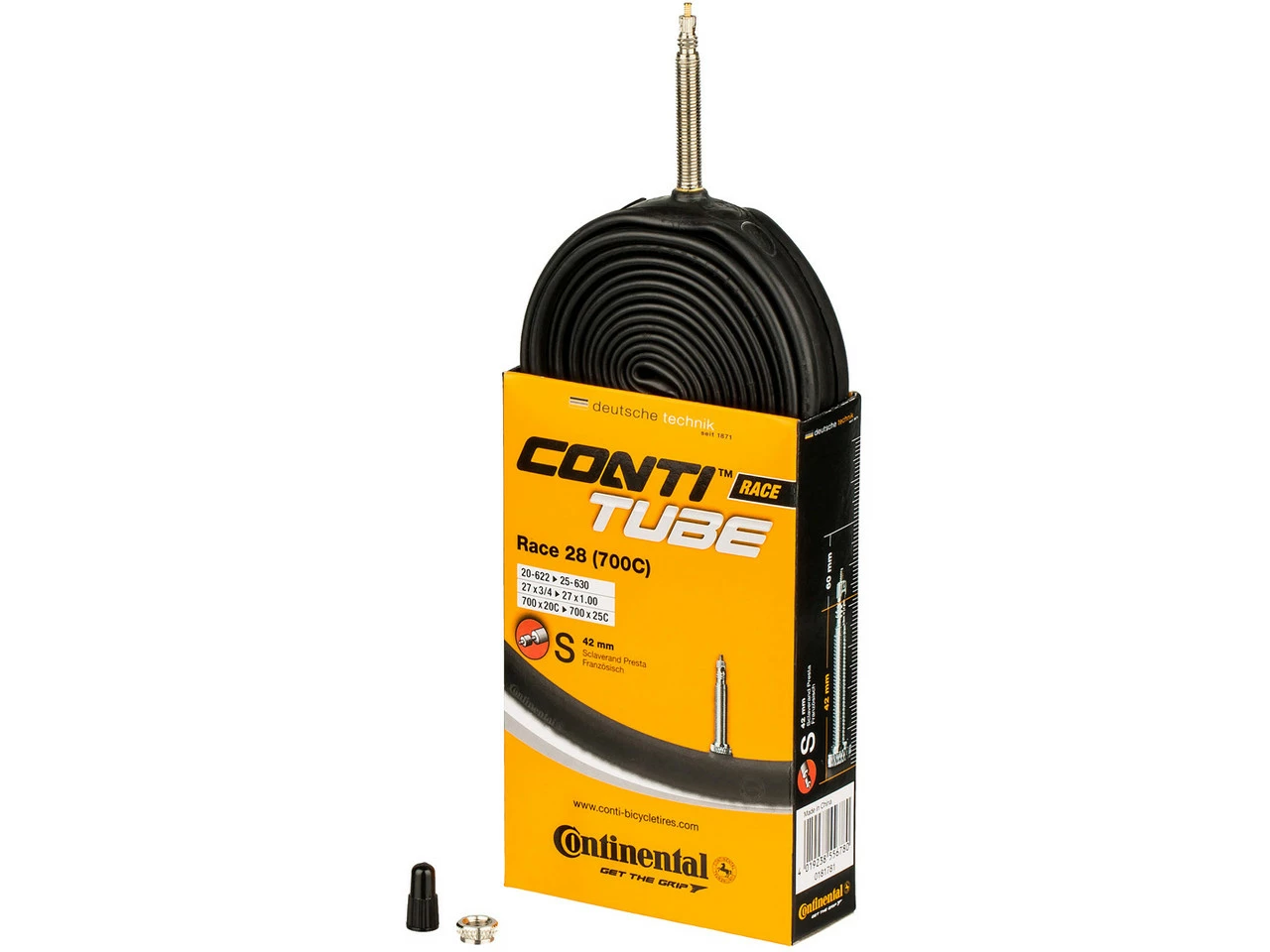 Continental Schlauch Race 28 - 5 Stück 4 Continental Schlauch Race 28 - 5 Stück – Bild 2