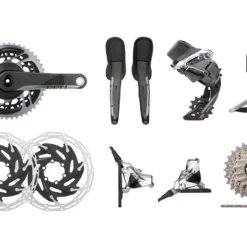 SRAM Red ETap AXS HRD FM Powermeter Gruppe 2x12 33-46 6-Loch Scheibenbremse