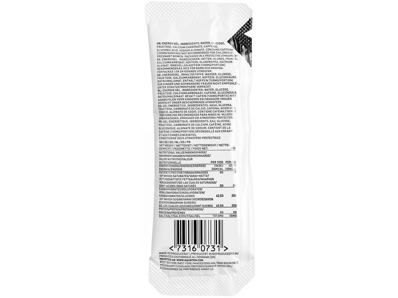 Maurten GEL 100 CAF 100 Energiegel 4 Maurten GEL 100 CAF 100 Energiegel – Bild 2