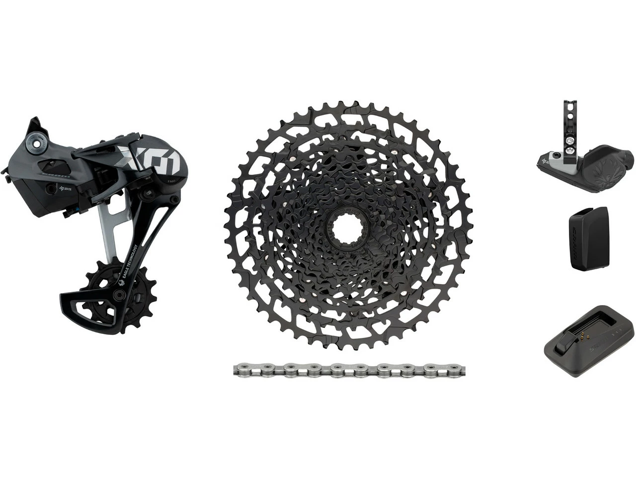 SRAM X01 Eagle AXS 1x12-fach Upgrade-Kit Mit Kassette Für Shimano 4 SRAM X01 Eagle AXS 1x12-fach Upgrade-Kit Mit Kassette Für Shimano – Bild 2