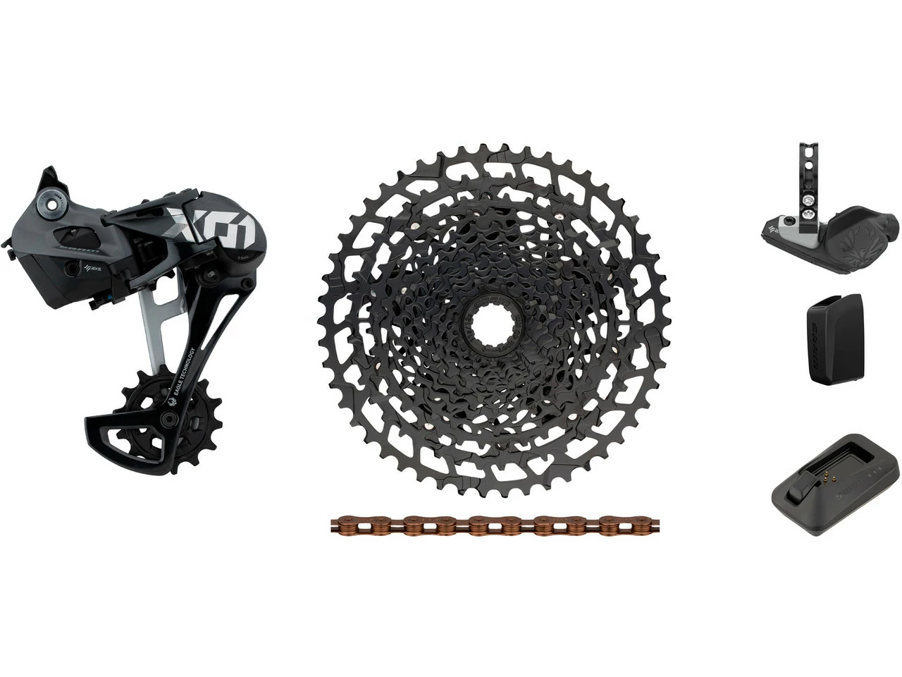 SRAM X01 Eagle AXS 1x12-fach Upgrade-Kit Mit Kassette Für Shimano 5 SRAM X01 Eagle AXS 1x12-fach Upgrade-Kit Mit Kassette Für Shimano – Bild 3