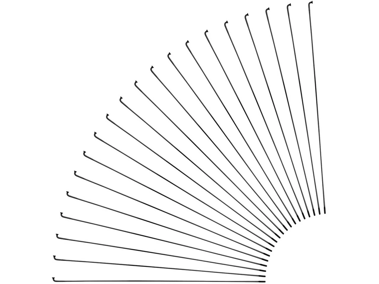 Sapim D-Light J-Bend Speichen + Nippel - 20 Stück 8 Sapim D-Light J-Bend Speichen + Nippel - 20 Stück – Bild 6