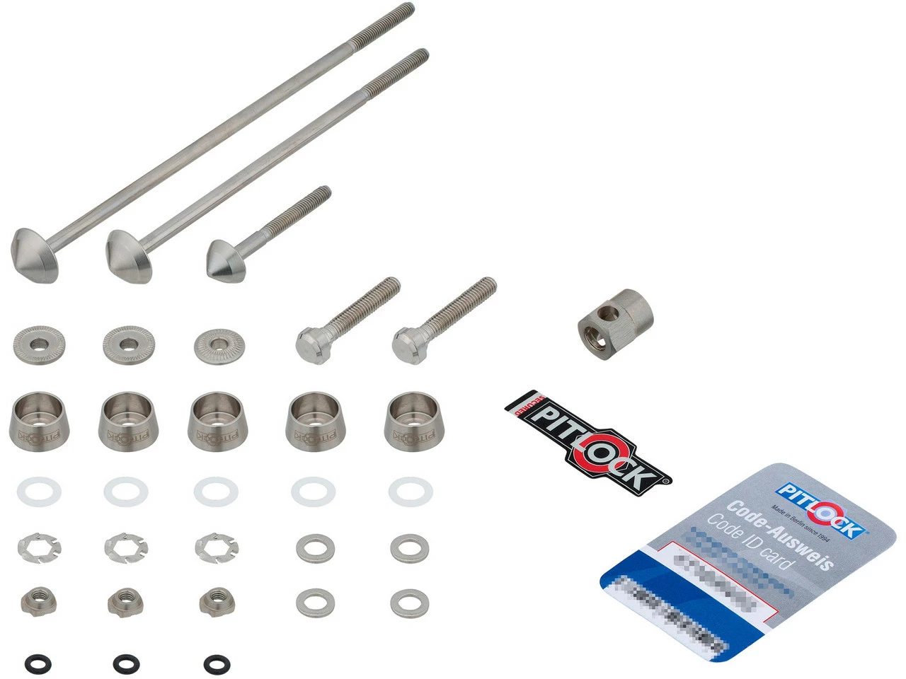 Pitlock Sicherung Set 02/BR Vorderrad + Hinterrad + Sattelstütze + Bremse 5 Pitlock Sicherung Set 02/BR Vorderrad + Hinterrad + Sattelstütze + Bremse – Bild 3