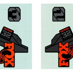 Fox Racing Shox Decal Kit Aufklebersatz Für 32 SC Federgabel Modell 2021