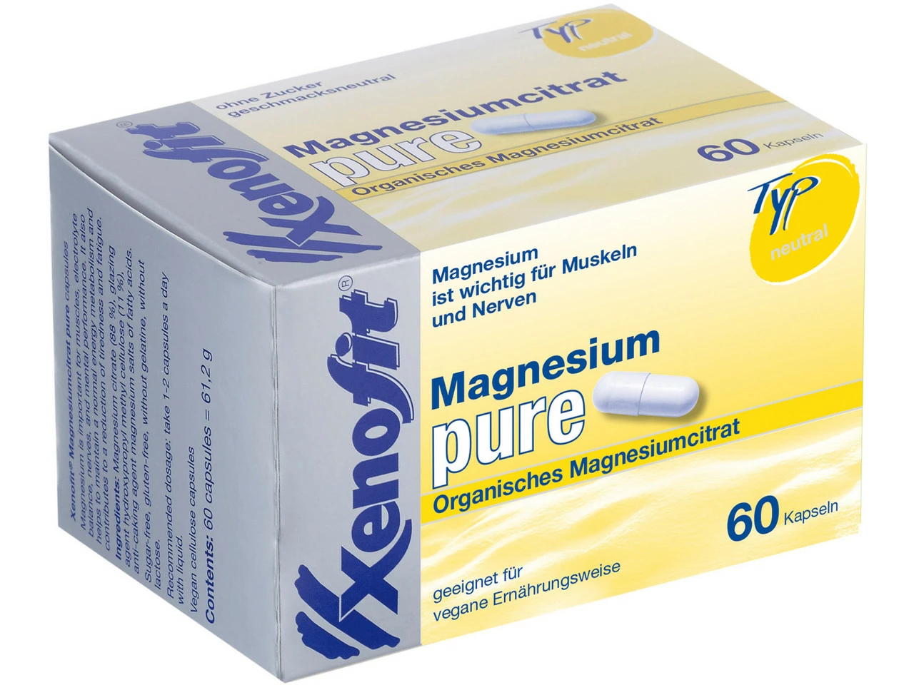 Xenofit Magnesium Pure Kapseln 3 Xenofit Magnesium Pure Kapseln