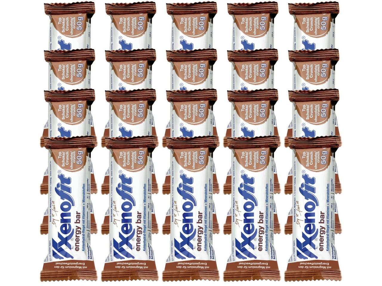 Xenofit Energy Bar Energieriegel - 20 Stück 4 Xenofit Energy Bar Energieriegel - 20 Stück – Bild 2