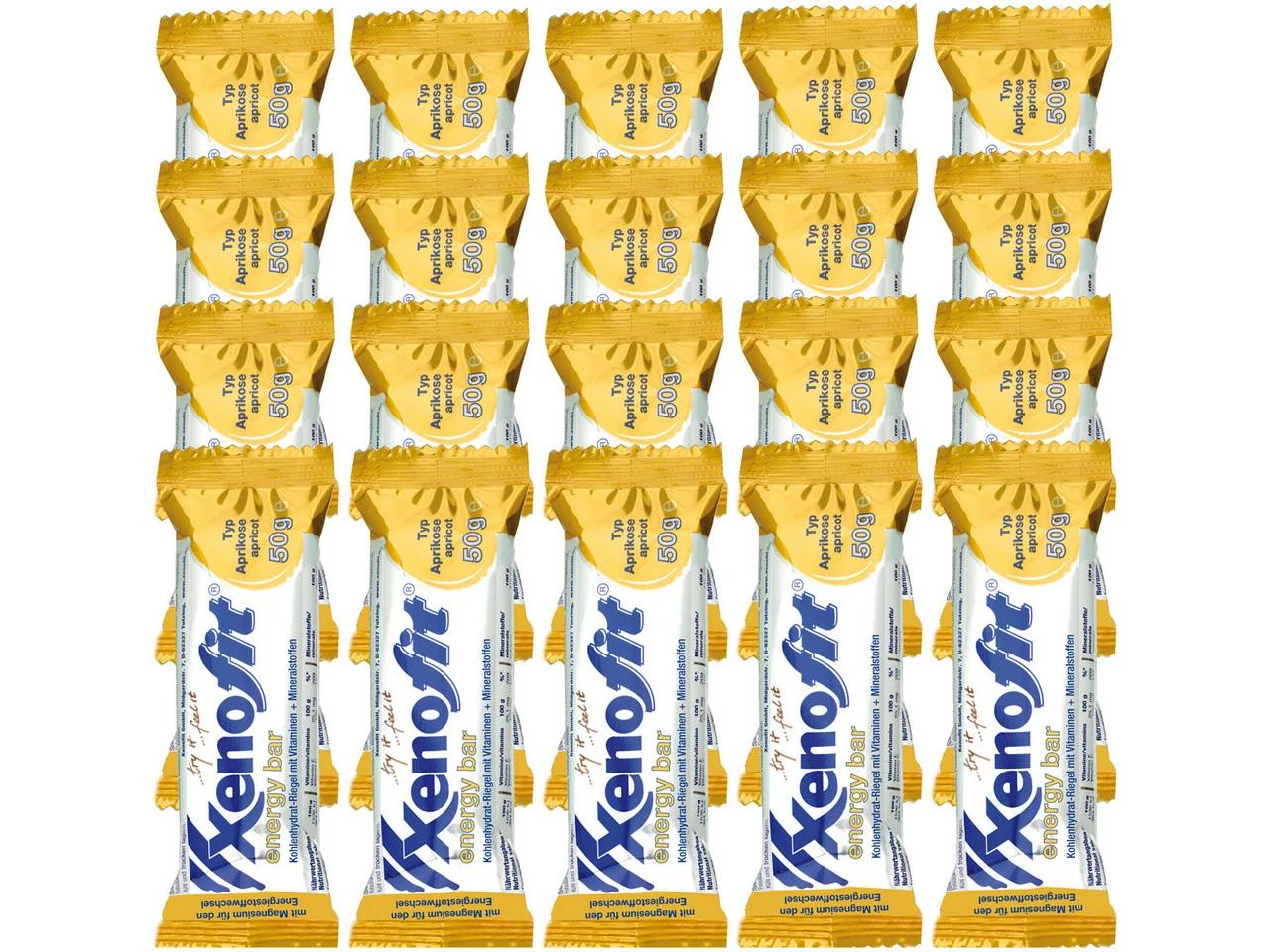Xenofit Energy Bar Energieriegel - 20 Stück 5 Xenofit Energy Bar Energieriegel - 20 Stück – Bild 3