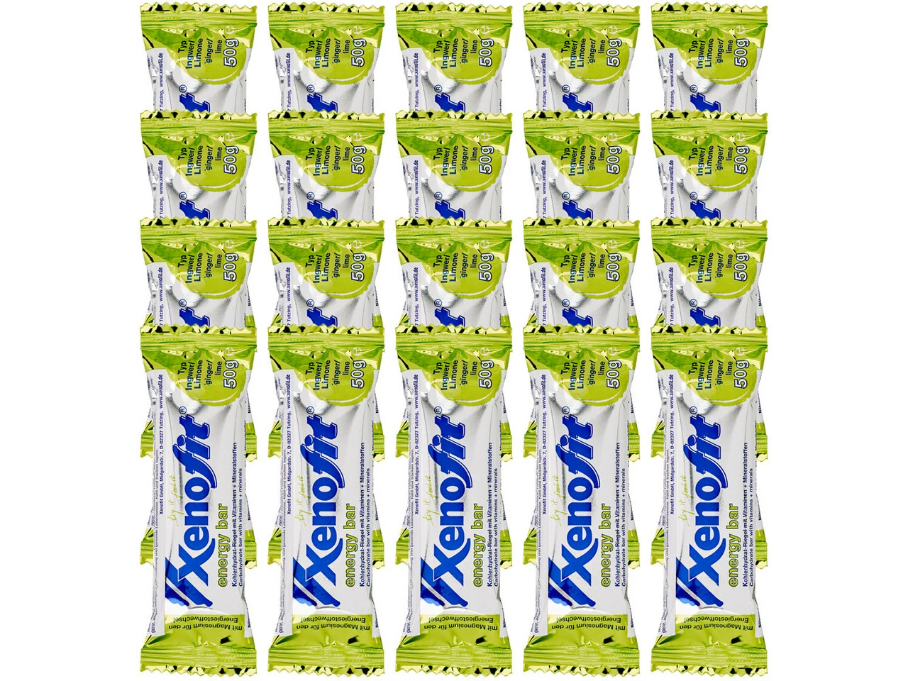 Xenofit Energy Bar Energieriegel - 20 Stück 9 Xenofit Energy Bar Energieriegel - 20 Stück – Bild 7