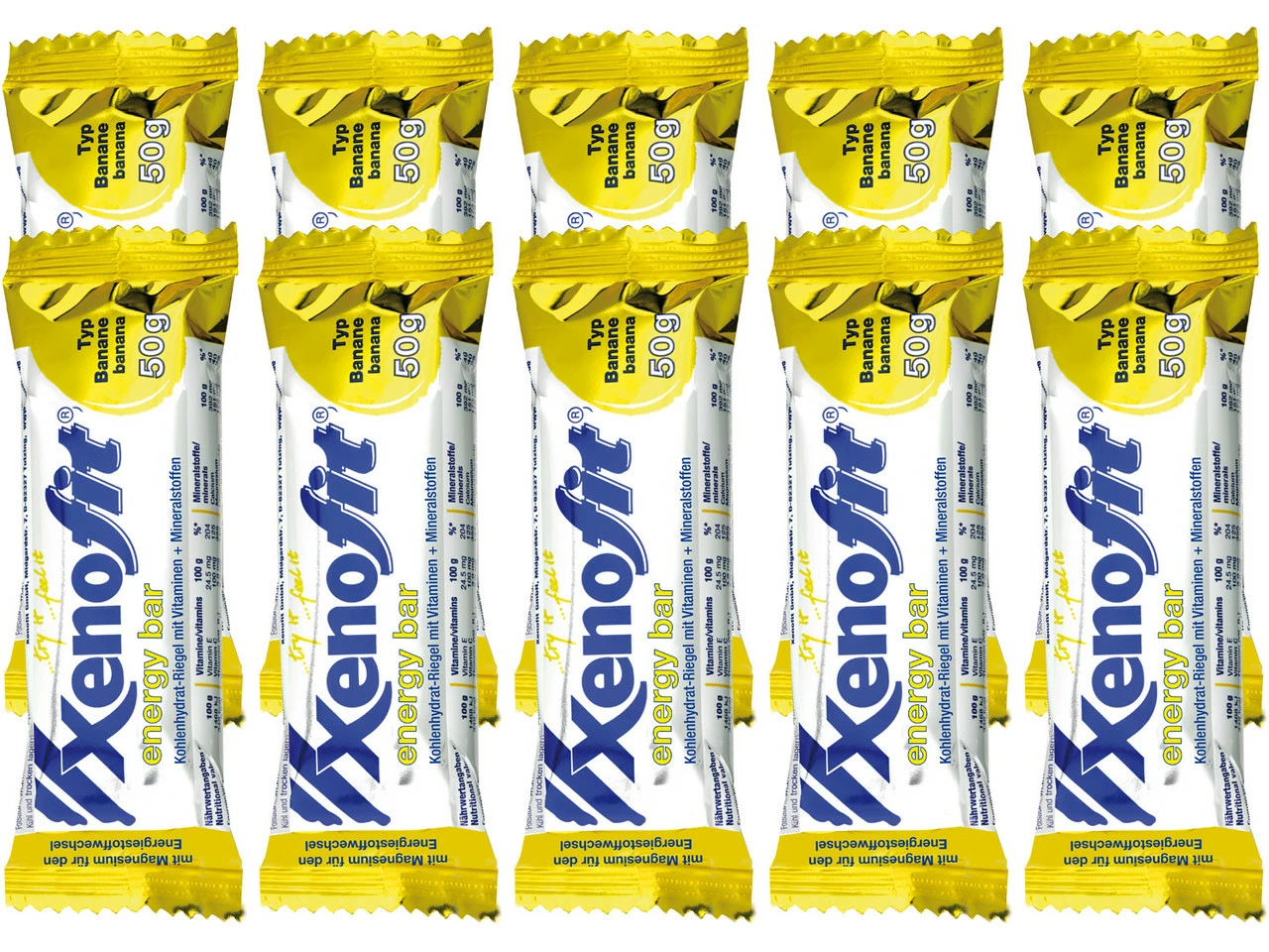 Xenofit Energy Bar Energieriegel - 10 Stück 6 Xenofit Energy Bar Energieriegel - 10 Stück – Bild 4