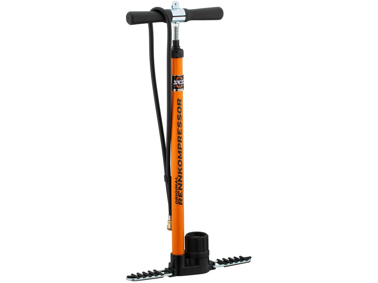 SKS Rennkompressor Standpumpe Mit Messingnippel-Schlauchanschluss Für SV 3 SKS Rennkompressor Standpumpe Mit Messingnippel-Schlauchanschluss Für SV