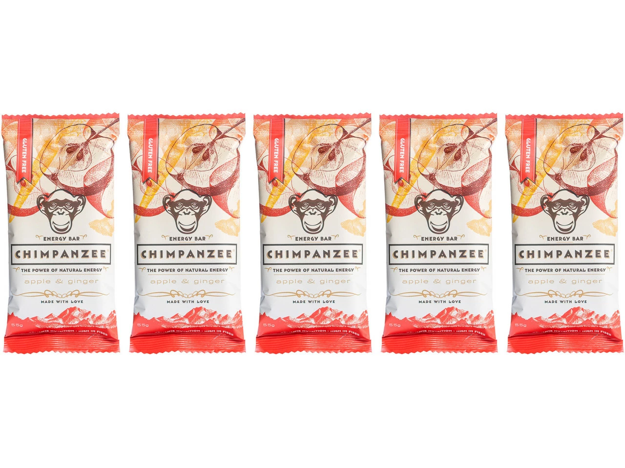 Chimpanzee Energy Bar Riegel - 5 Stück 4 Chimpanzee Energy Bar Riegel - 5 Stück – Bild 2