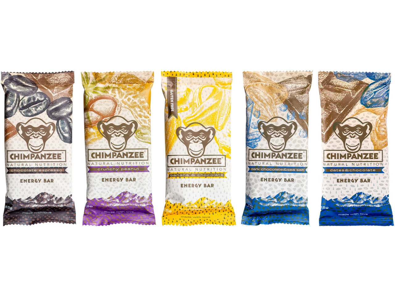 Chimpanzee Energy Bar Riegel - 5 Stück 14 Chimpanzee Energy Bar Riegel - 5 Stück – Bild 12