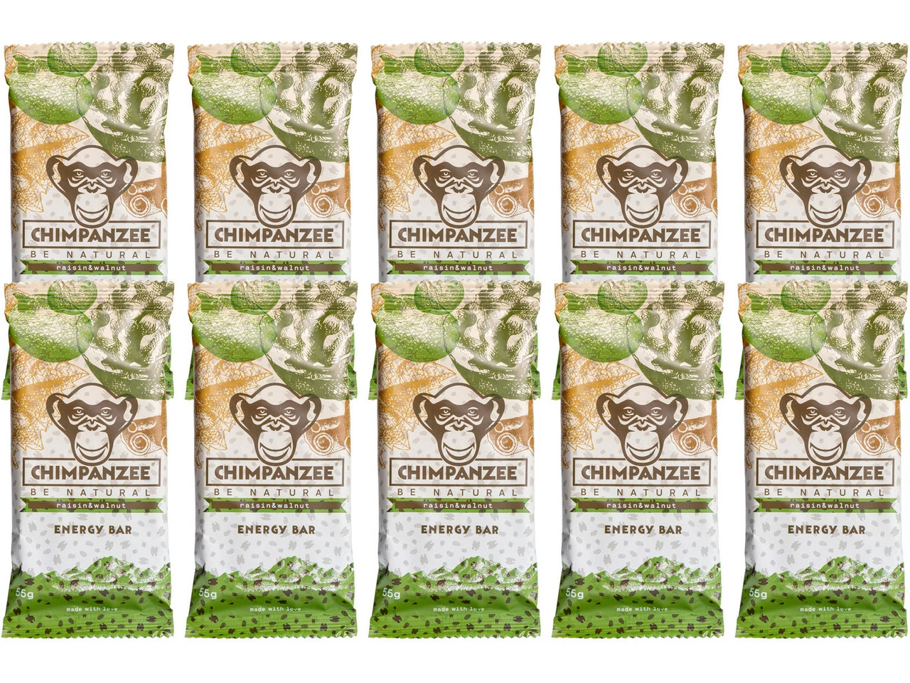 Chimpanzee Energy Bar Riegel - 10 Stück 5 Chimpanzee Energy Bar Riegel - 10 Stück – Bild 3