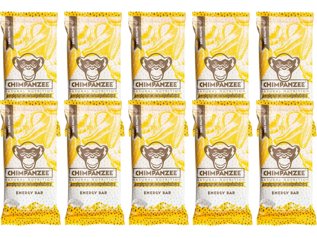 Chimpanzee Energy Bar Riegel - 10 Stück 7 Chimpanzee Energy Bar Riegel - 10 Stück – Bild 5