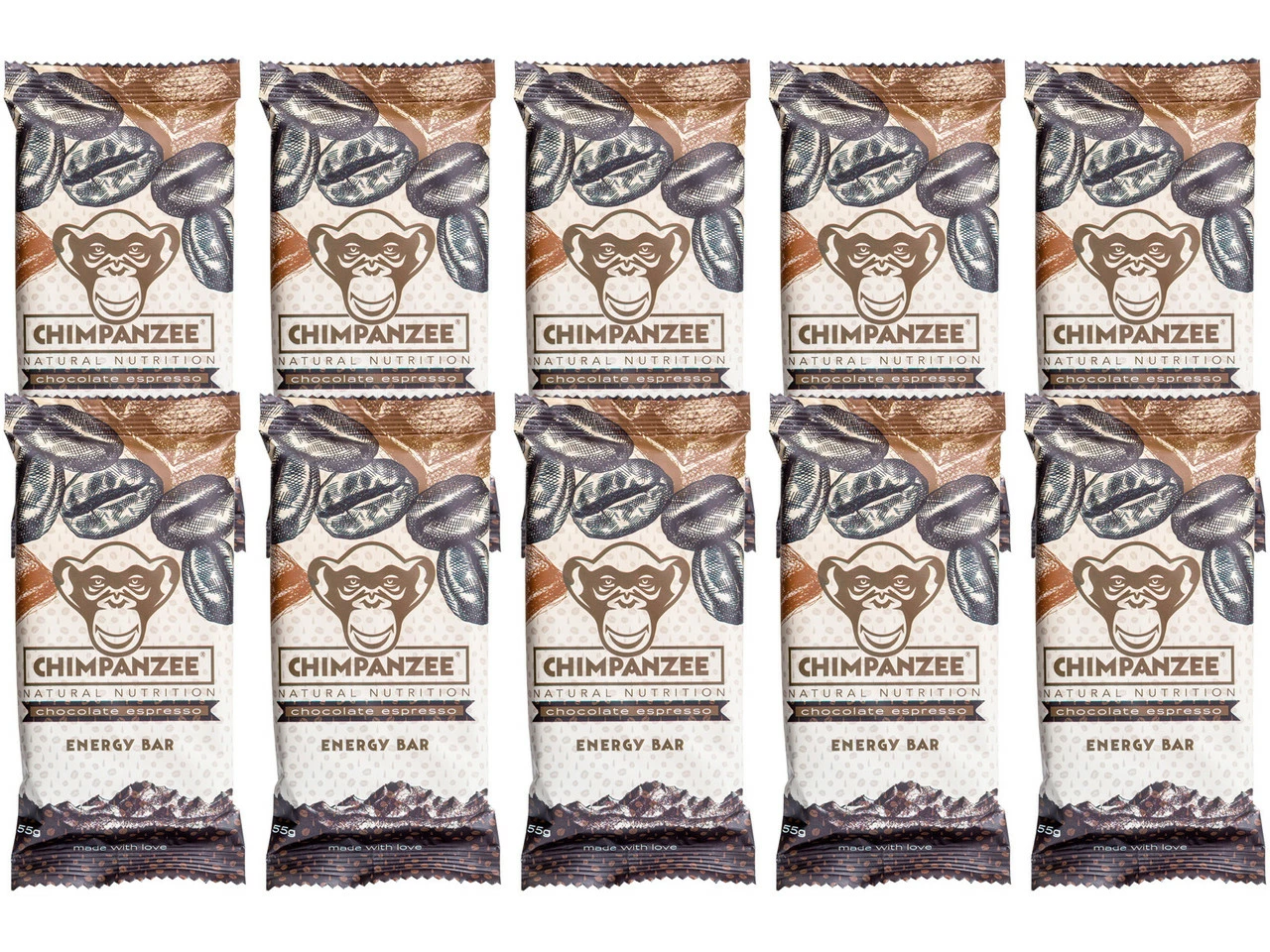 Chimpanzee Energy Bar Riegel - 10 Stück 9 Chimpanzee Energy Bar Riegel - 10 Stück – Bild 7