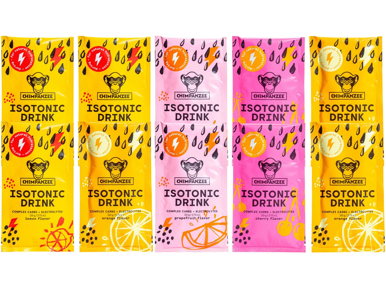 Chimpanzee Energy Drink Isotonisches Sportgetränk - 10 Stück 5 Chimpanzee Energy Drink Isotonisches Sportgetränk - 10 Stück – Bild 3