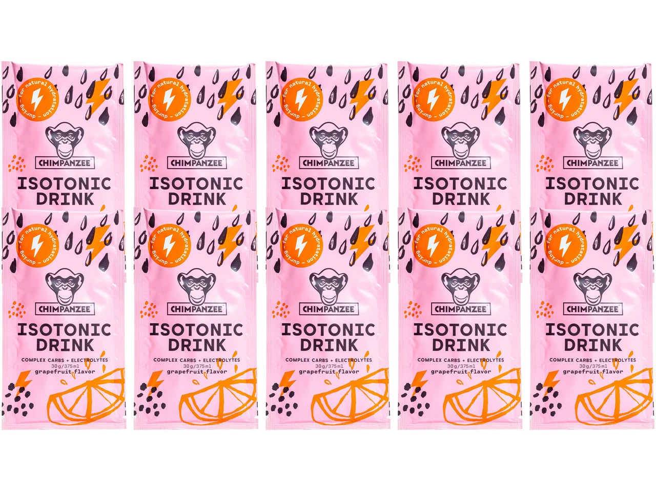 Chimpanzee Energy Drink Isotonisches Sportgetränk - 10 Stück 7 Chimpanzee Energy Drink Isotonisches Sportgetränk - 10 Stück – Bild 5