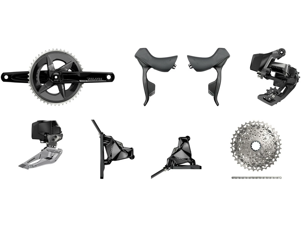 SRAM Rival ETap AXS HRD FM Gruppe 2x12-fach 33-46 3 SRAM Rival ETap AXS HRD FM Gruppe 2x12-fach 33-46