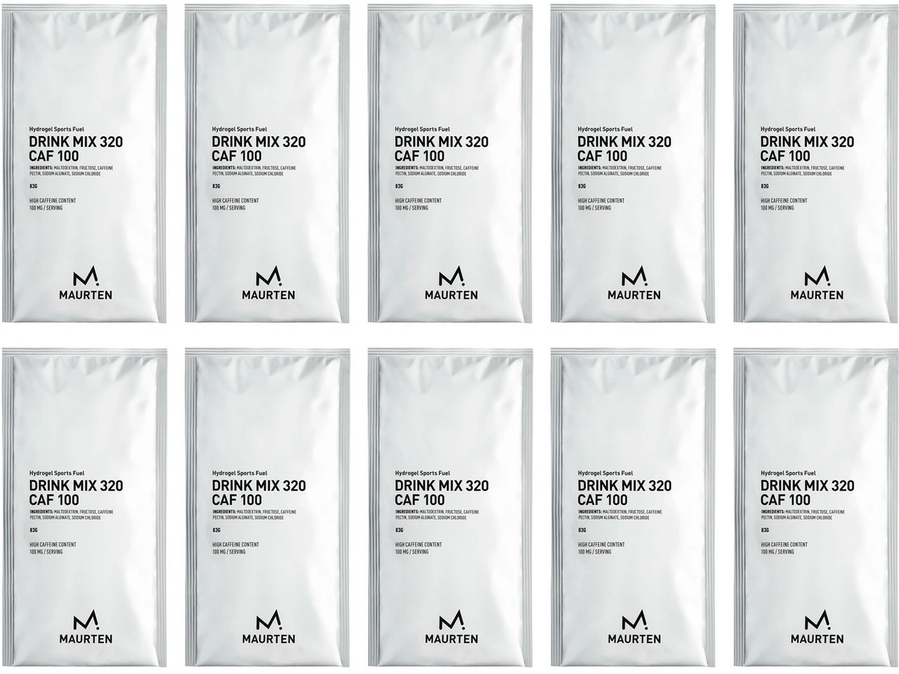 Maurten Drink Mix 320 CAF 100 Getränkepulver - 10 Stück 3 Maurten Drink Mix 320 CAF 100 Getränkepulver - 10 Stück