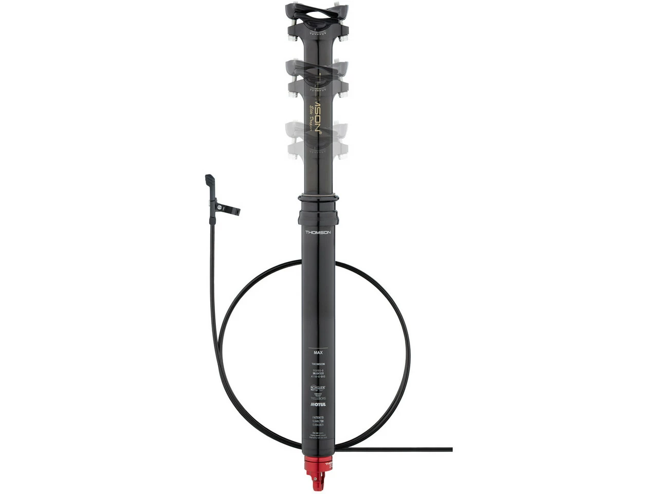 THOMSON Covert Black 125 Mm Sattelstütze 3 THOMSON Covert Black 125 Mm Sattelstütze