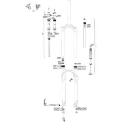 ROCKSHOX Ersatzteile Judy Silver TK (A1-A3 / 2018-2021)