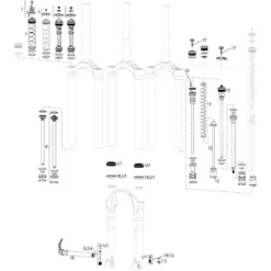 ROCKSHOX Ersatzteile Lyrik (A1-A2 / 2010-2016)