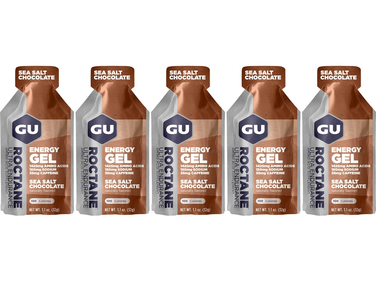 GU Energy Labs Roctane Energy Gel - 5 Stück 4 GU Energy Labs Roctane Energy Gel - 5 Stück – Bild 2