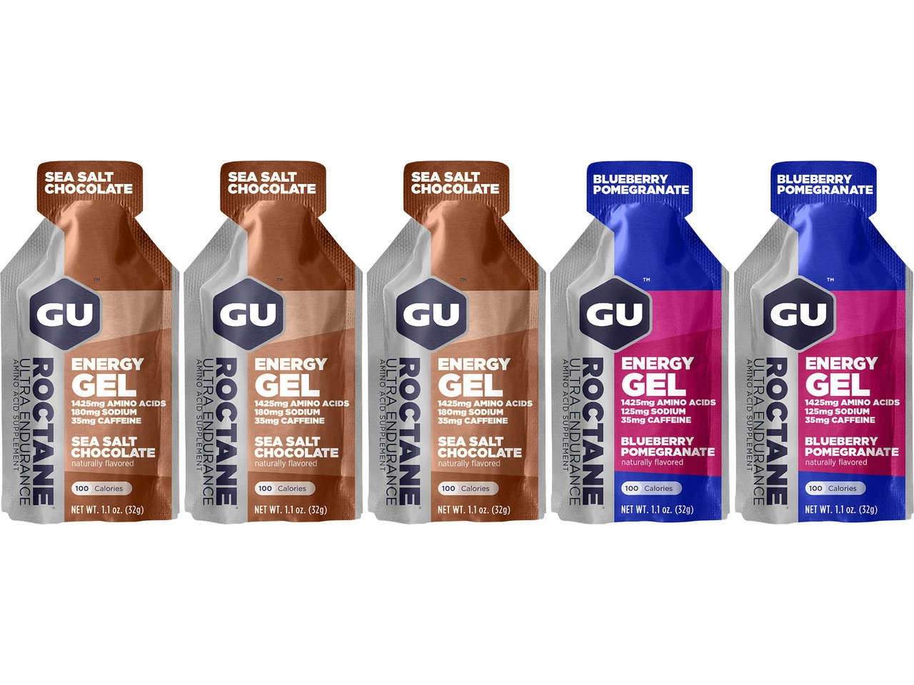 GU Energy Labs Roctane Energy Gel - 5 Stück 5 GU Energy Labs Roctane Energy Gel - 5 Stück – Bild 3