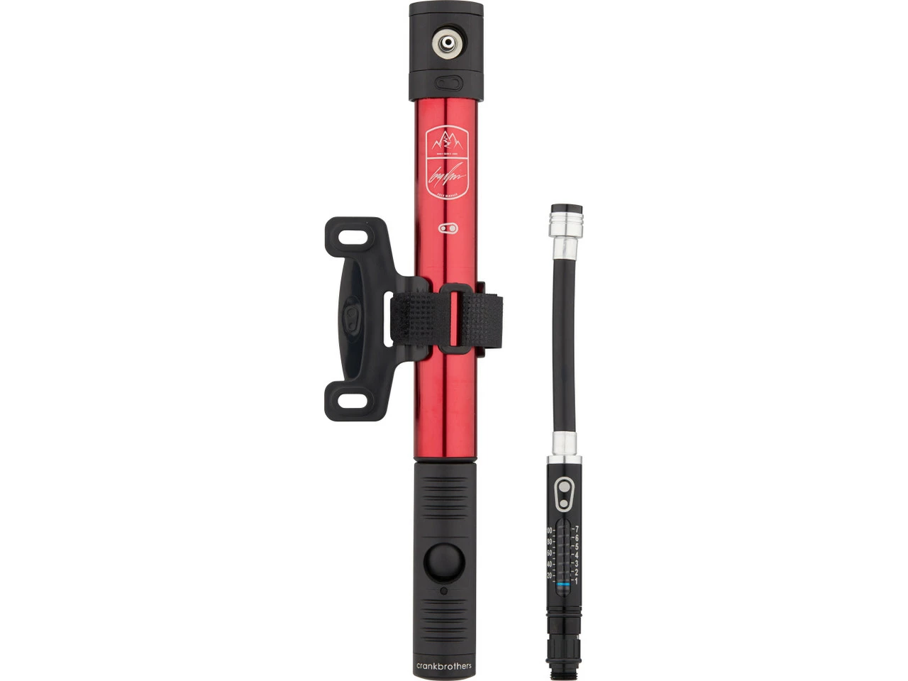 Crankbrothers Klic HV Minnaar Edition Mont-Sainte-Anne Minipumpe Mit Manometer 3 Crankbrothers Klic HV Minnaar Edition Mont-Sainte-Anne Minipumpe Mit Manometer