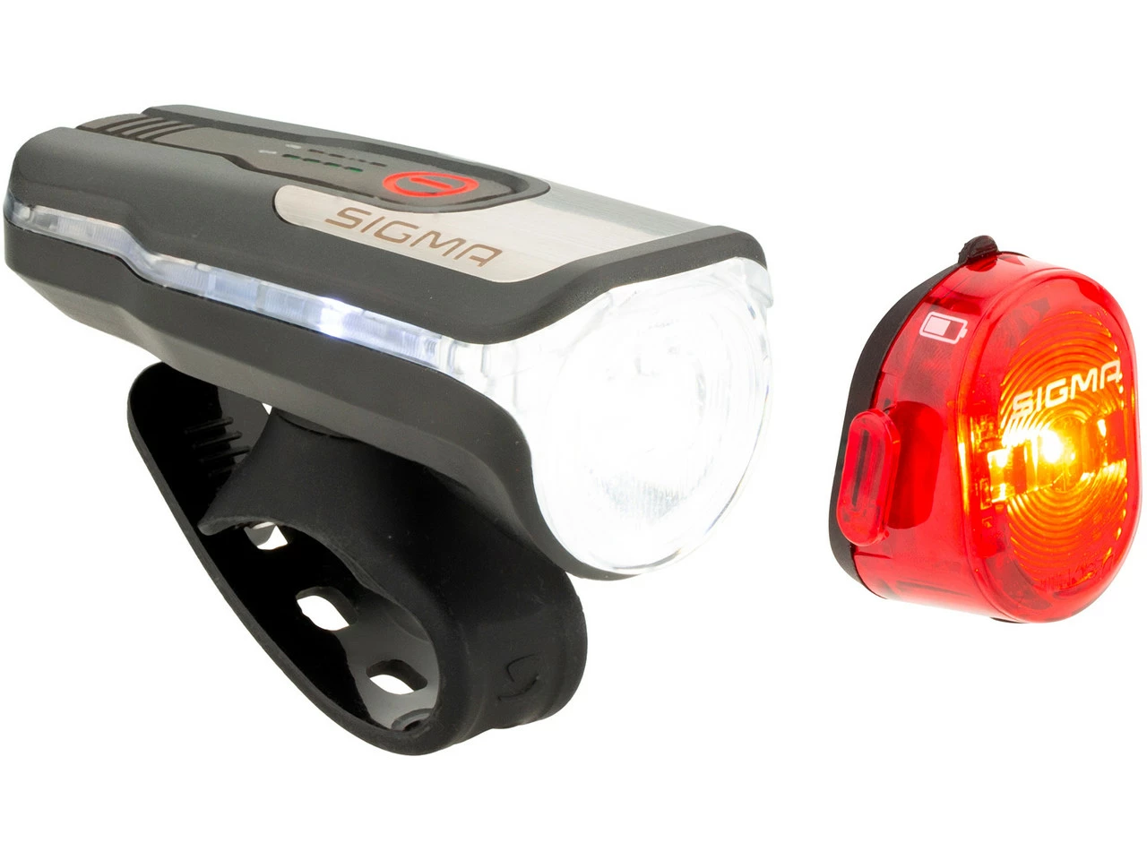 SIGMA Aura 80 Frontlicht + Nugget II Rücklicht LED Beleuchtungsset M. StVZO 3 SIGMA Aura 80 Frontlicht + Nugget II Rücklicht LED Beleuchtungsset M. StVZO