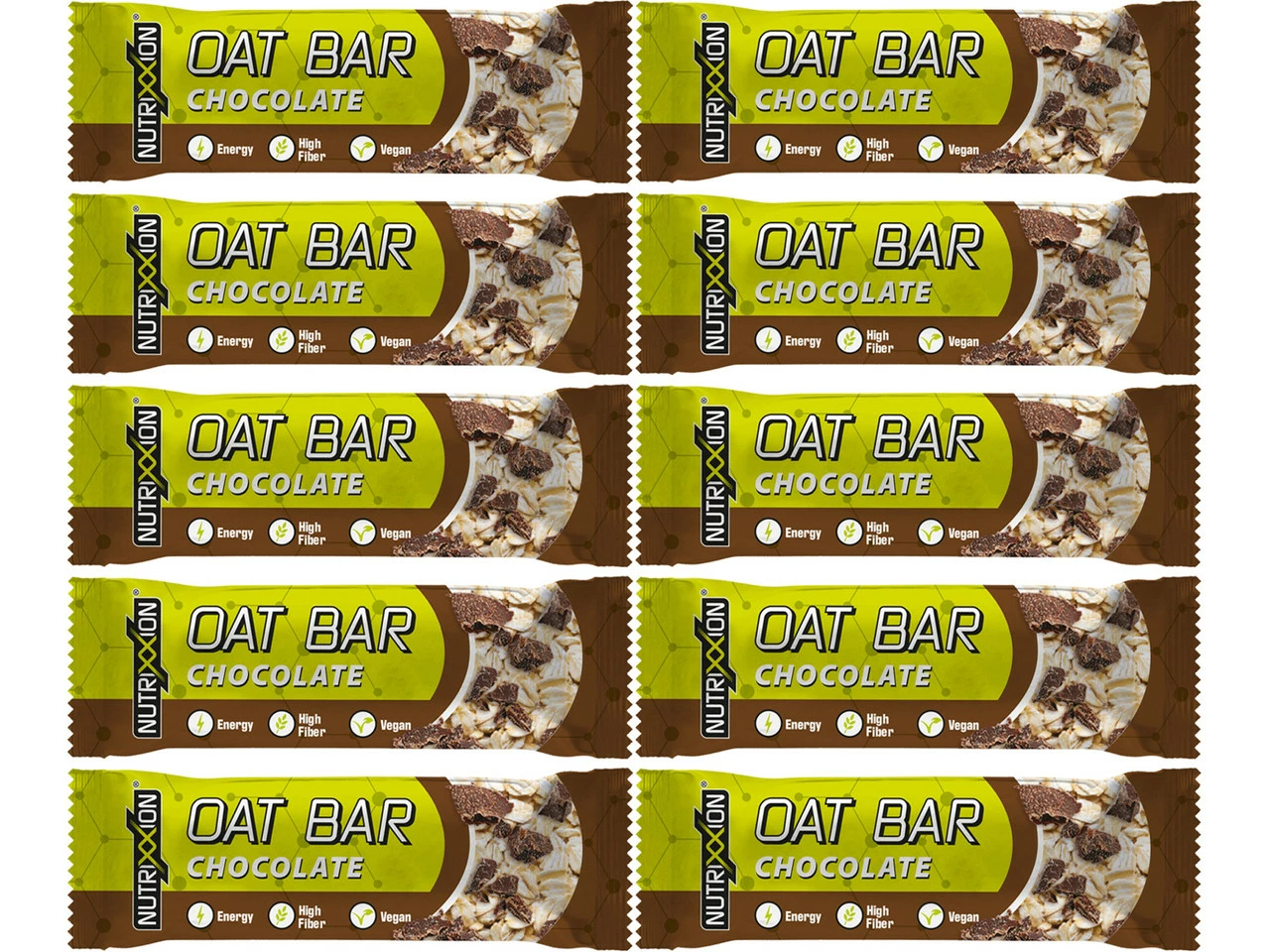 Nutrixxion Oat Bar Energieriegel - 10 Stück 4 Nutrixxion Oat Bar Energieriegel - 10 Stück – Bild 2