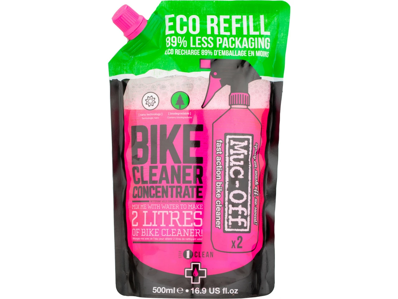 Muc-Off Nano Gel Nachfüllkonzentrat Für Bike Cleaner 3 Muc-Off Nano Gel Nachfüllkonzentrat Für Bike Cleaner