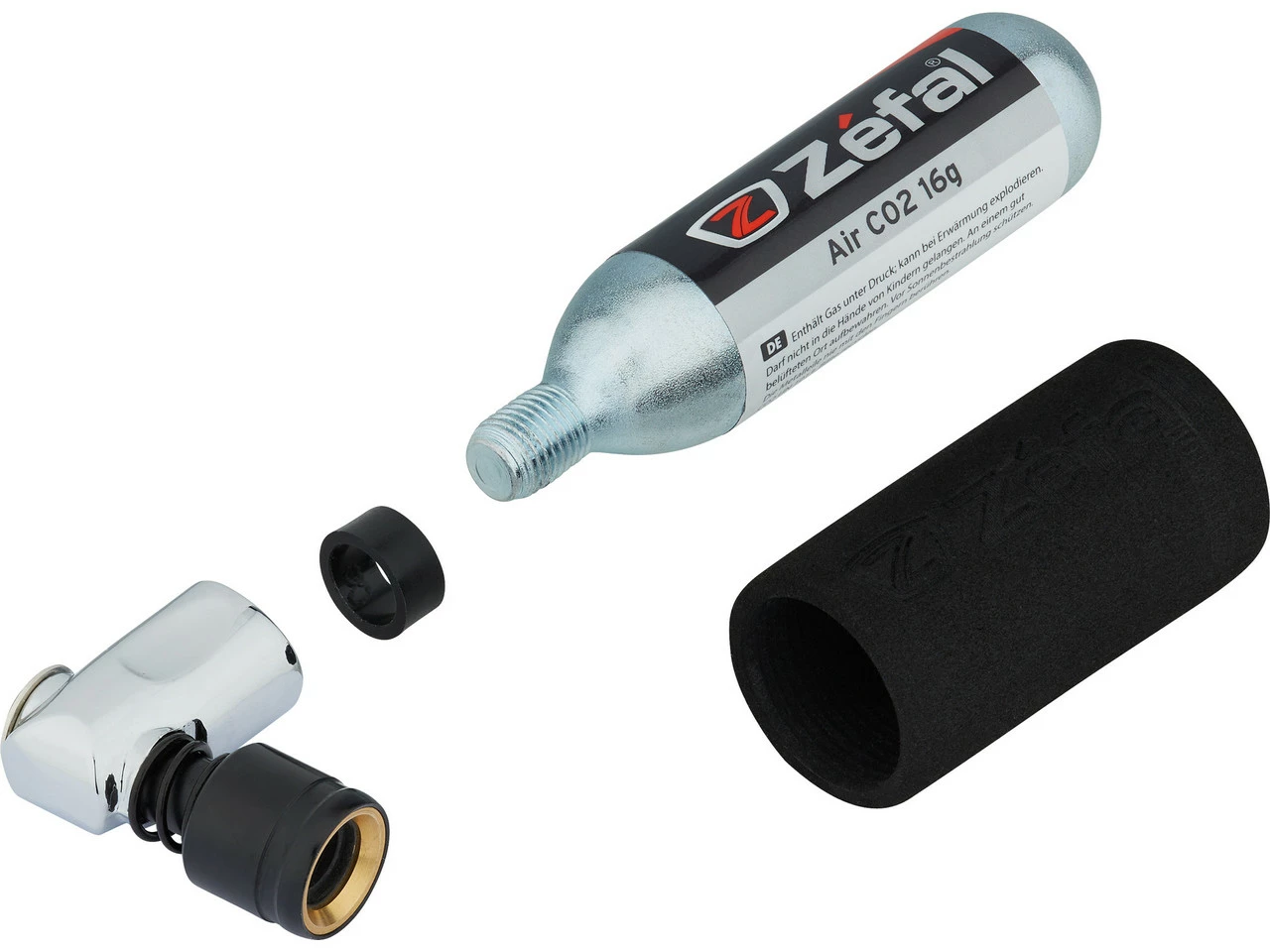 ZEFAL EZ Big Shot CO2 Pumpe + CO2 Kartusche 5 ZEFAL EZ Big Shot CO2 Pumpe + CO2 Kartusche – Bild 3