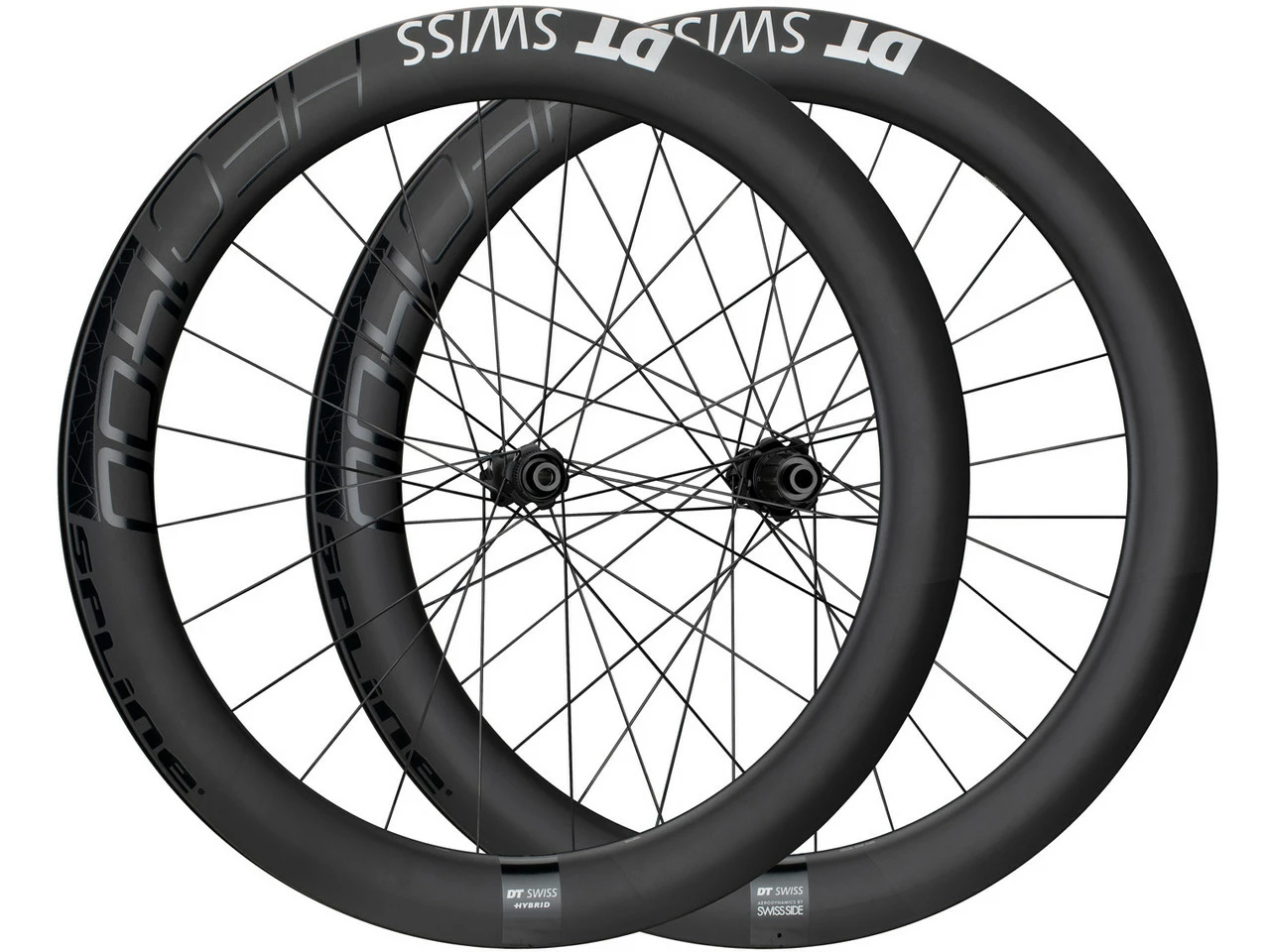 Dt-swiss HEC 1400 SPLINE 62 Carbon Disc Center Lock Hybrid 28" Laufradsatz 3 Dt-swiss HEC 1400 SPLINE 62 Carbon Disc Center Lock Hybrid 28" Laufradsatz