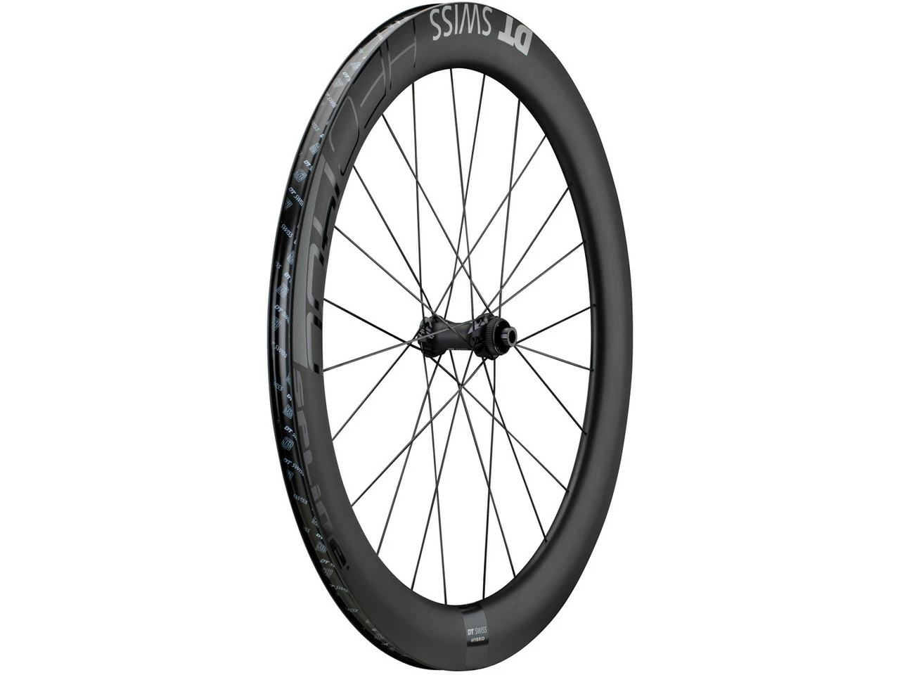 Dt-swiss HEC 1400 SPLINE 62 Carbon Disc Center Lock Hybrid 28" Laufradsatz 4 Dt-swiss HEC 1400 SPLINE 62 Carbon Disc Center Lock Hybrid 28" Laufradsatz – Bild 2