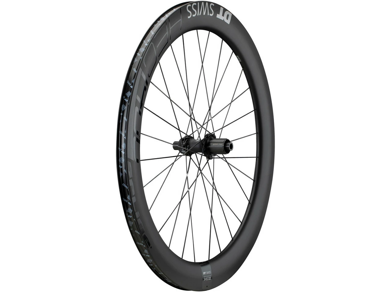 Dt-swiss HEC 1400 SPLINE 62 Carbon Disc Center Lock Hybrid 28" Laufradsatz 6 Dt-swiss HEC 1400 SPLINE 62 Carbon Disc Center Lock Hybrid 28" Laufradsatz – Bild 4
