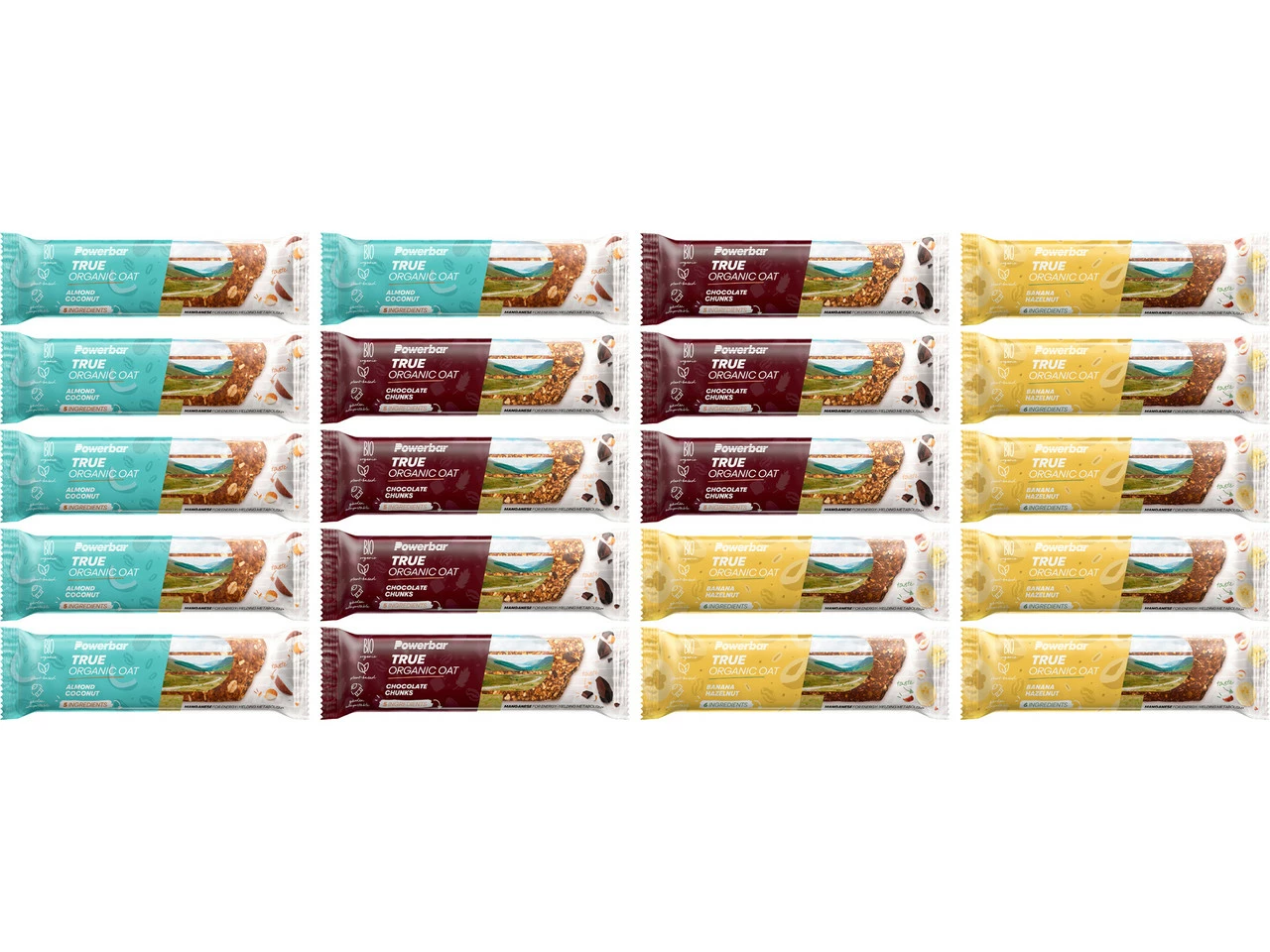Powerbar True Organic Oat Energieriegel - 20 Stück 6 Powerbar True Organic Oat Energieriegel - 20 Stück – Bild 4
