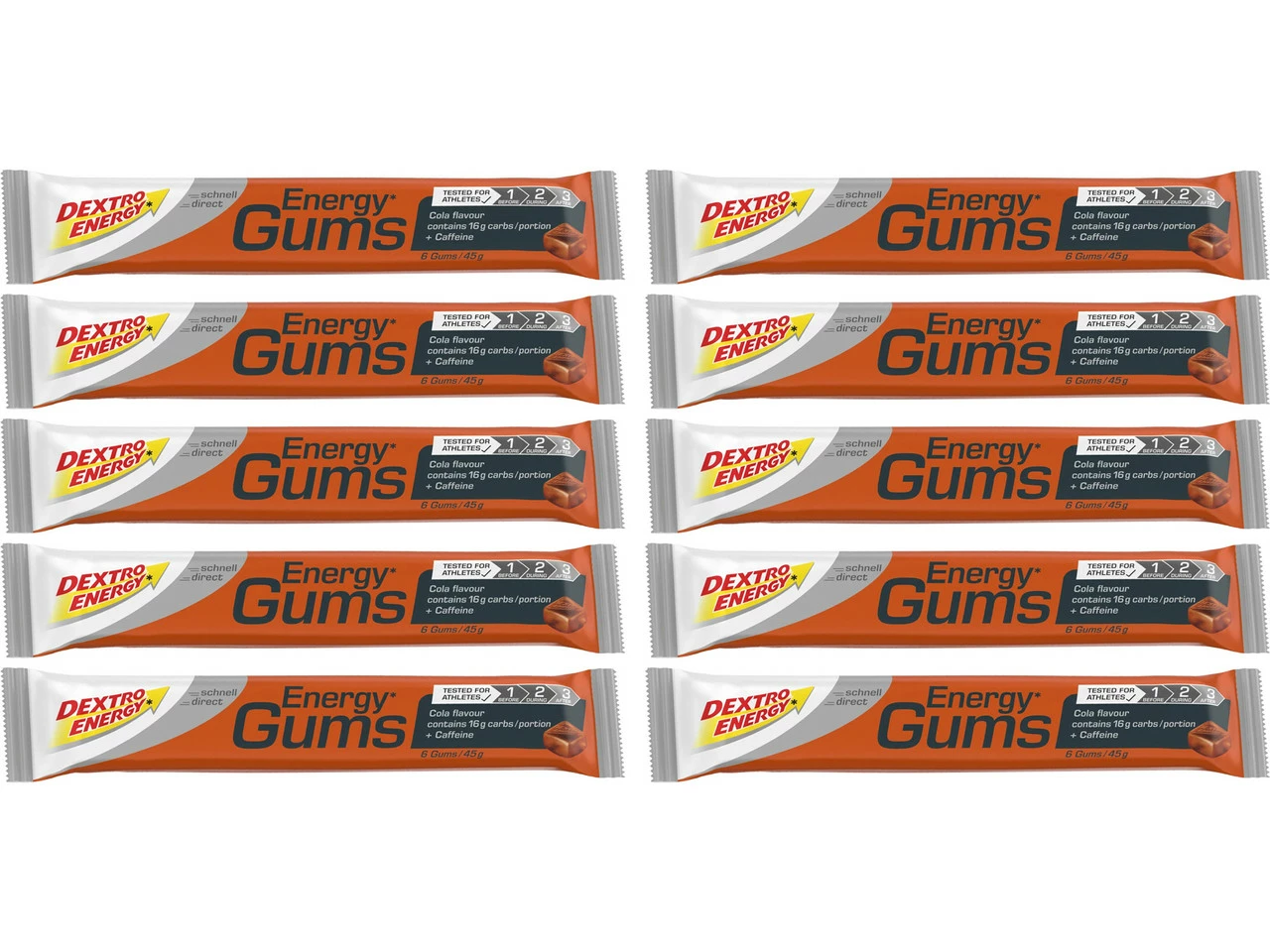 Dextro Energy Energy Gums - 10 Stück 3 Dextro Energy Energy Gums - 10 Stück
